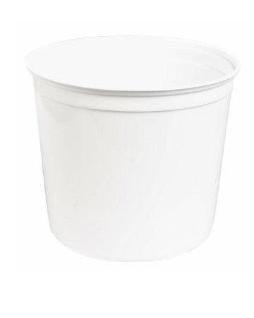Plastic Mixing Cups White 2 QT (64oz) #6651 - Fiberglass Source