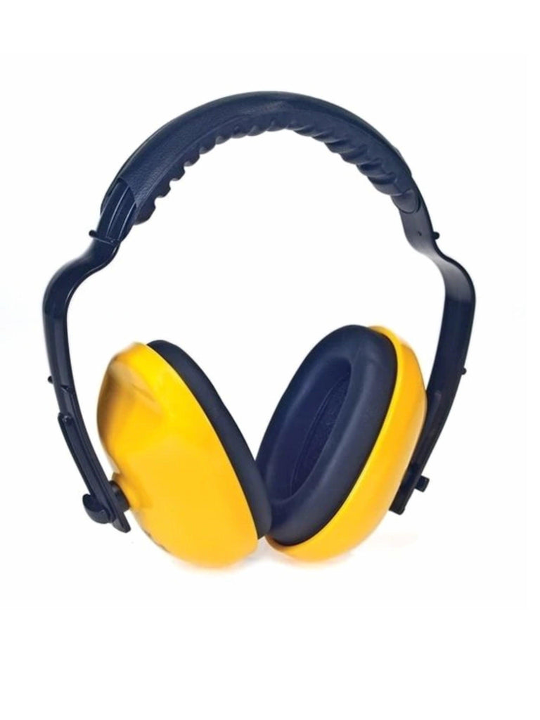 Ear Muffs with adjustable Headband, NRR 25, Yellow, each - Fiberglass Source