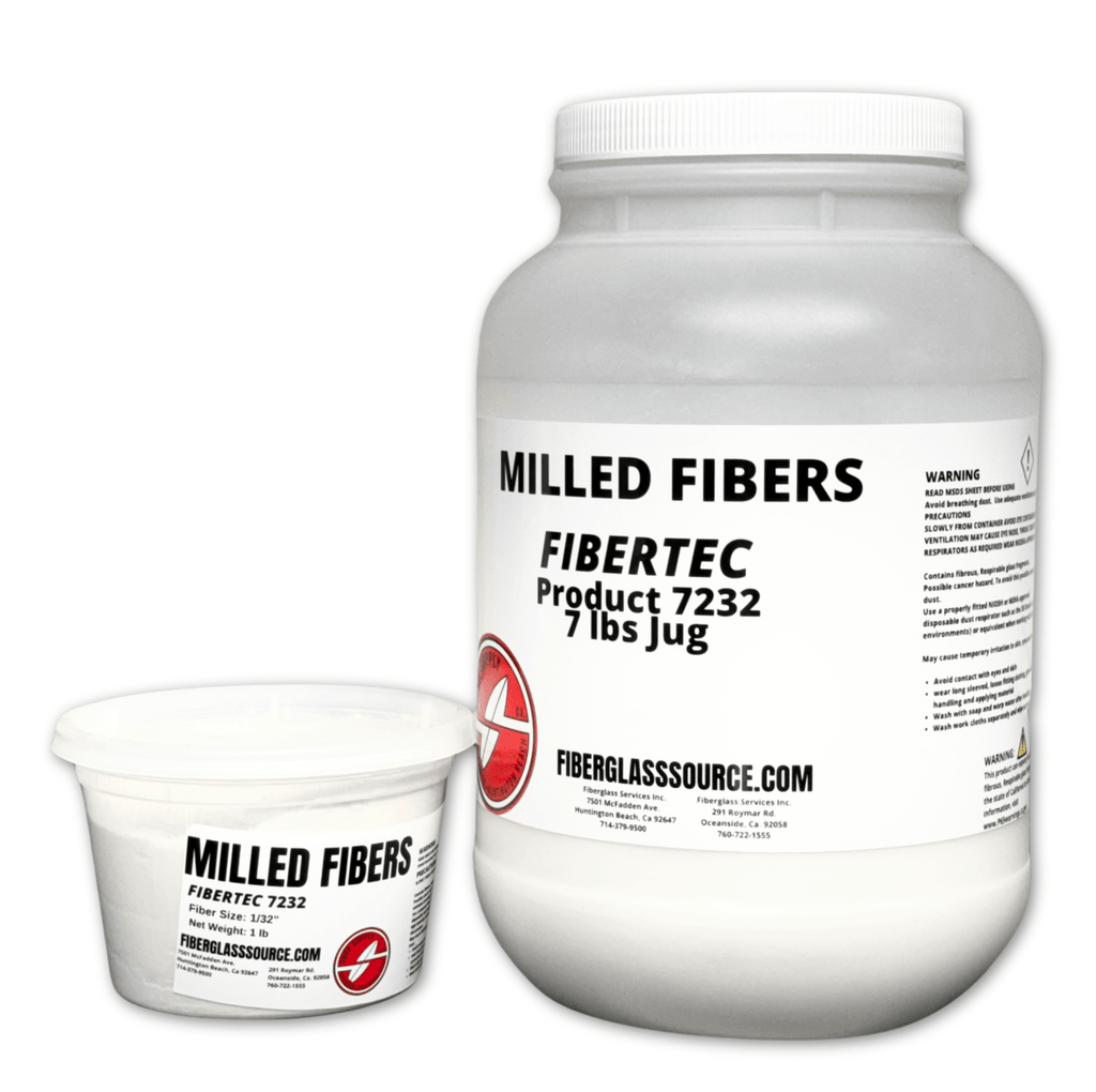 Fiberglass Milled Fibers 1/32" FIBERTEC 7232 - Fiberglass Source