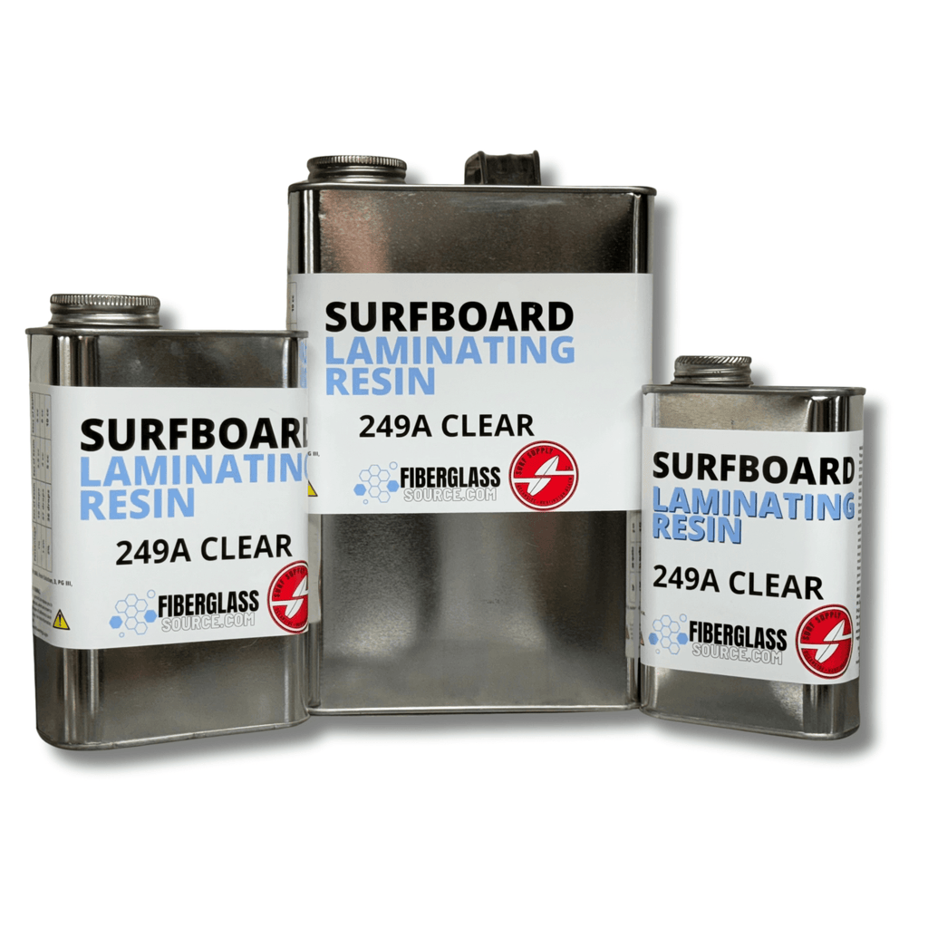 Clear Polyester Surfboard Laminating Resin 249A Silmar - Fiberglass Source