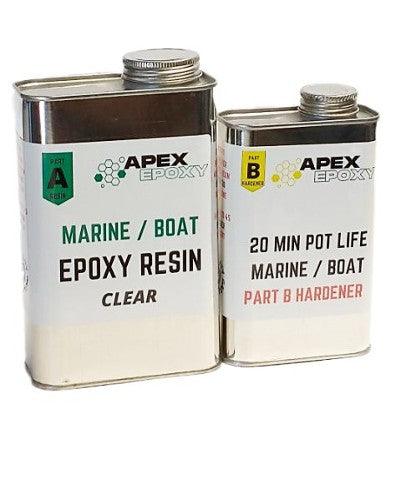 Apex Marine Epoxy Resin 48oz Kit 20 Minute Pot life 