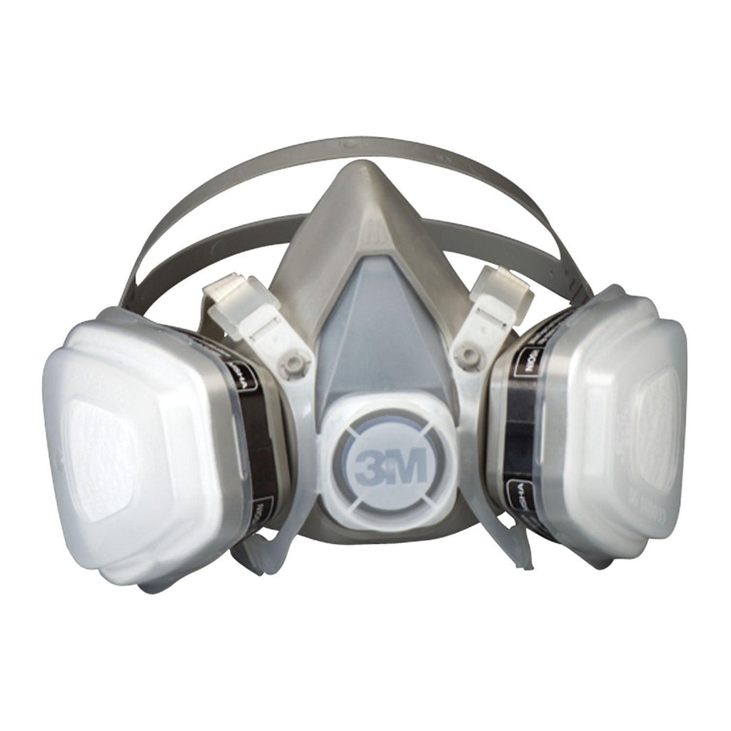 3M 52P71 Half Facepiece Disposable Respirator Assembly - Medium - Fiberglass Source