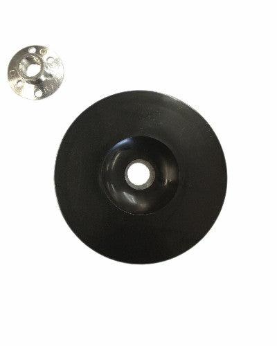 4" x 5/8-11" Rubber Backing Pad - Fiberglass Source