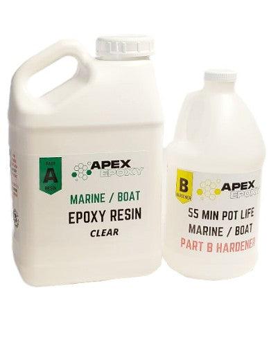Apex Marine Epoxy Resin 1.5 Gal Kit  55 Minute Pot life