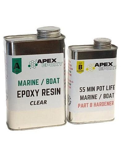 Apex Marine Epoxy Resin 48oz Kit 55 Minute Pot life 
