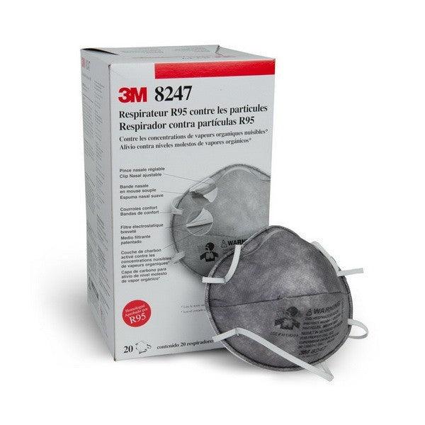 3M 8247 Particulate Respirator - 20/Box - Fiberglass Source