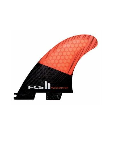 FCS II ACCELERATOR PC CARBON SMALL TRI FINS SET