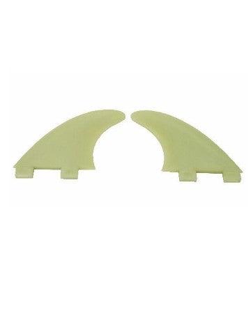 FCS GX Natural Glass Flex Side Fin Set | Fiberglass Source/Surf Supply