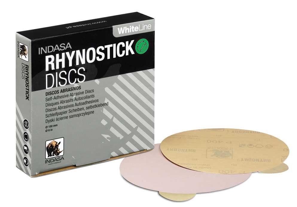 Indasa Whiteline Rhynostick 8" Discs 180 Grit - Fiberglass Source