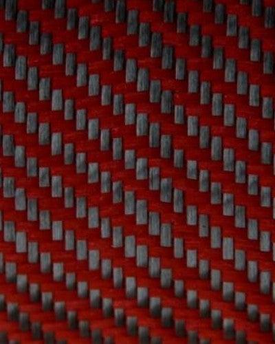 Carbon Fiber/Red Kevlar 50" - Fiberglass Source