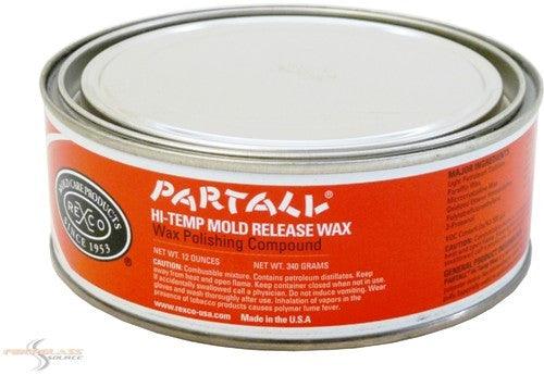 Partall Hi-Temp Mold Release Wax -12oz Can